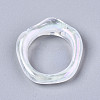 Transparent Resin Finger Rings RJEW-T013-001-D01-5