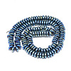 Electroplate Non-magnetic Synthetic Hematite Beads Strands G-T061-42A-2