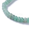 Adjustable Natural Green Aventurine Braided Bead Bracelets BJEW-F369-A11-2