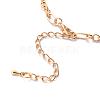 Iron Figaro Chain Necklace Making MAK-J004-24KCG-2