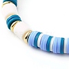 Handmade Polymer Clay Beads Stretch Bracelets Sets BJEW-JB06353-02-6