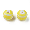 Opaque Striped Acrylic Beads MACR-S373-27B-06-2