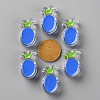 Transparent Enamel Acrylic Beads TACR-S155-002K-3