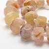 Natural Cherry Blossom Agate Beads Strands G-K195-04A-2