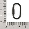 Ion Plating(IP) 304 Stainless Steel Screw Carabiner Lock Charms STAS-H107-04D-B-3