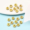 Iron Crystal Rhinestone Spacer Beads X-RB-A009-6MM-G-4