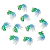 10Pcs UV Printing Acrylic Pendants TACR-YW0003-22J-1