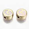 Alloy Enamel Beads ENAM-S122-029G-RS-2