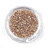 Plated Glass Seed Beads SEED-S016-01-2