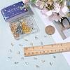 200Pcs 4 Colors Alloy Ice Pick Pinch Bails FIND-SC0006-12-3