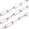 304 Stainless Steel Paperclip Chains CHS-L022-02P-2