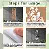 2Pcs Mirror Wall Stickers DIY-CN0001-97-4