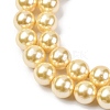 Electroplated Shell Pearl Beads Strands BSHE-G041-8mm-01-3