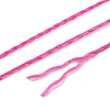 2-Ply Round Waxed Cotton Thread Cords YC-T004-01A-25-4