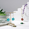 Yilisi 24Pcs 12 Styles Star Natural & Synthetic Gemstone Pendants G-YS0001-22-8