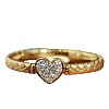 Heart 925 Sterling Silver Micro Pave Clear Cubic Zirconia Finger Rings FS-WGC3F33-05-6