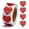 Heart Shaped Stickers Roll DIY-K027-A05-3