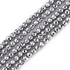 Non-Magnetic Synthetic Hematite Beads Strands G-G093-3mm-1