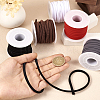 25m 5 Colors Flat Soft Nylon Braided Cord NWIR-CW0001-04-6