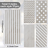 100Pcs 4 Styles Rectangle Plastic Candy Bags ABAG-WH20013-19C-2
