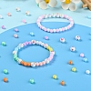 DIY Round Letter Beads Bracelet Making Kit DIY-YW0004-96-7