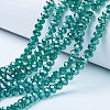Electroplate Glass Beads Strands EGLA-A044-T1mm-A18-1