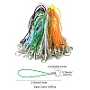 100Pcs Polyester Cord Mobile Straps MOBA-FS0001-02H-4