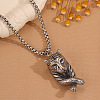 Vintage 04 Stainless Steel Pendant Necklaces for Men WG30589-01-3