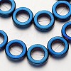 Electroplate Non-magnetic Synthetic Hematite Beads Strands G-F300-04-05-1
