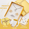 Cardboard Pendant Necklaces Boxes CBOX-BC0001-18A-4