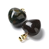 Natural Moss Agate Pendants G-I311-A08-G-6