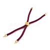 Nylon Cords Bracelet Makings Fit for Connector Charms AJEW-P116-01G-29-2