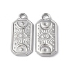 Non-Tarnish 304 Stainless Steel Pendants STAS-C066-23P-1