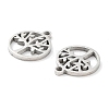 Non-Tarnish 316 Surgical Stainless Steel Charms STAS-Q314-03P-2