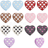 42Pcs 7 Colors Baking Paint Alloy Beads FIND-SC0015-83-5