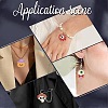 30Pcs 5 Styles Halloween Theme Alloy Enamel Pendants ENAM-CJ0005-10-7