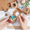 Square Foldable Creative Kraft Paper Box LS-CON-WH0089-20A-3