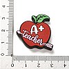 Study Theme with Word A+ Teacher Silicone Focal Beads SIL-D007-01C-3