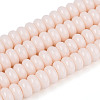 Opaque Spray Painted Glass Beads GLAA-ZX008-6mm-18H-1