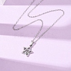 304 Stainless Steel Star Pendant Cable Chain Necklaces for Men Women NJEW-K308-01B-P-2