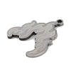 Non-Tarnish 304 Stainless Steel Pendants STAS-C095-05P-2