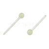 Plastic Tiny Ball Stud Earrings EJEW-N022-01D-3