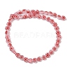 Handmade Millefiori Lampwork Beads Strands LAMP-G166-15K-1