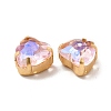 Moonlight Effect Heart Sew on Rhinestone GLAA-P055-05A-G03-3
