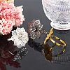 12 Pcs 6 Colors Alloy Napkin Rings AJEW-GF0002-70-5