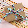 Embroidered Polyester Jacquard Ribbon SRIB-K008-B03-5