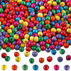 1200Pcs Dyed Natural Wood Beads WOOD-GF0002-13C-1