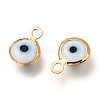 Handmade Evil Eye Lampwork Charms KK-F764-13G-06-2