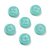 Opaque Acrylic Beads OACR-G016-07C-1