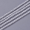 Cubic Zirconia Beads Strands G-F596-48I-3mm-1